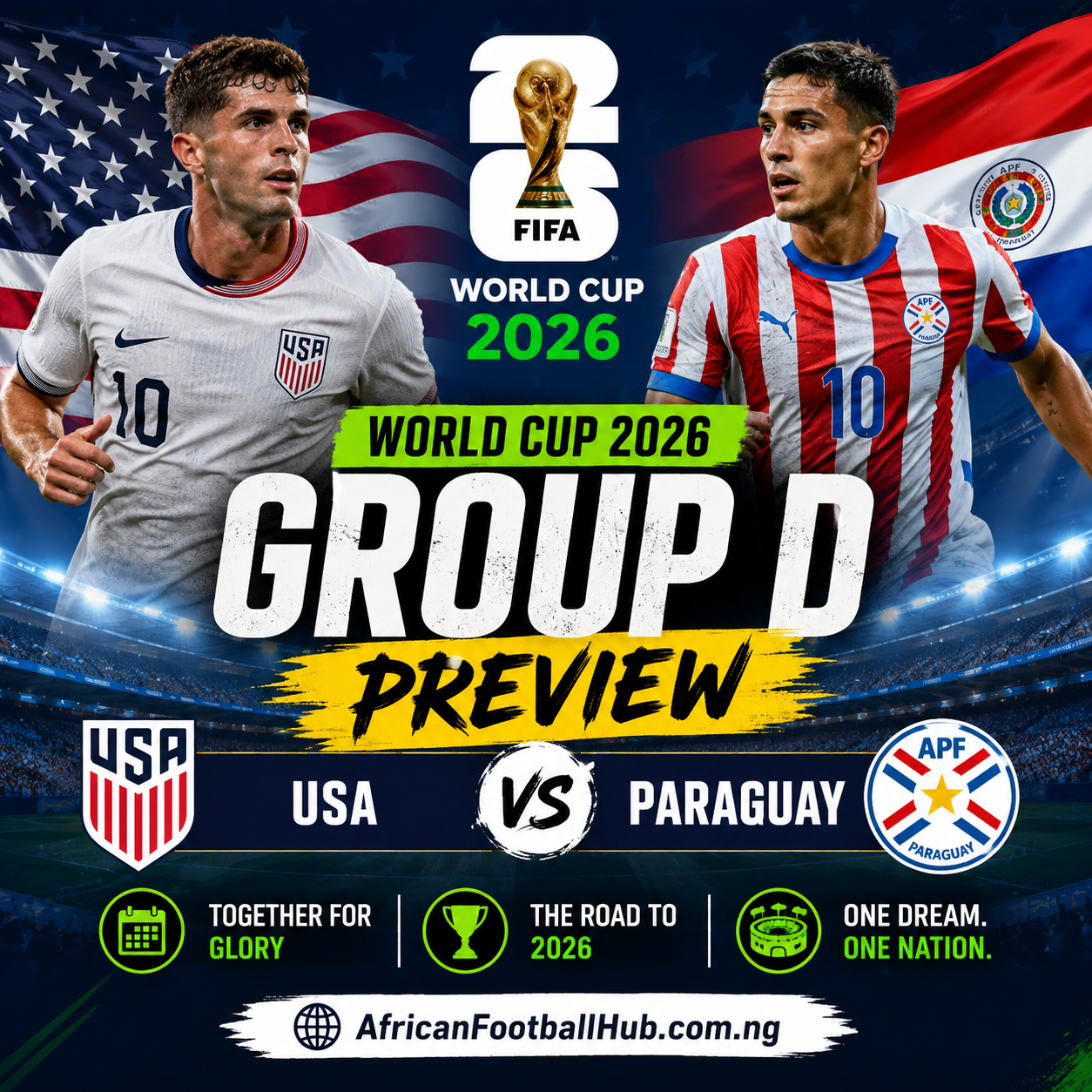 World Cup 2026 group D preview USA Paraguay